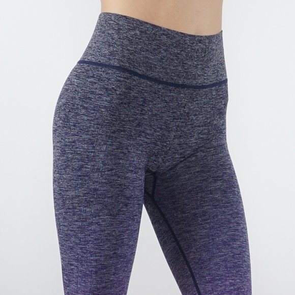 Yoga Leggings Dry-Fit Pants Workout Ombre - Picture 3 of 4